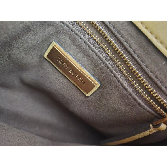 Authentic Tory Burch Kira Small Top-Handle Satchel Beeswax - Picture 16 of 16